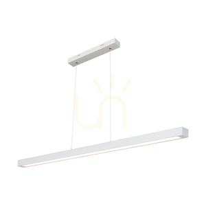 Malé závěsné svítidlo 2xLED 3000K 34,5 W, bílé bukové dřevo / průhledný PVC kabel s dotykovým stmívačem, 110 cm small 0