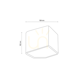 Nástěnné svítidlo Space, včetně 1 ks LED 3000 K 6 W, černý/zlatý kov, 16,4 cm small 3
