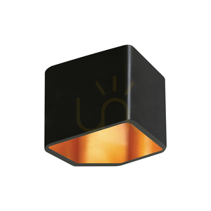 Nástěnné svítidlo Space, včetně 1 ks LED 3000 K 6 W, černý/zlatý kov, 16,4 cm small 0