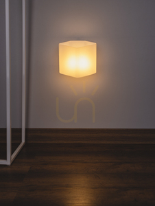 Nástěnné svítidlo Space, včetně 1x LED 3000 K 6 W, bílý kov, 17 cm small 1