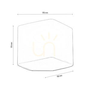 Nástěnné svítidlo Space, včetně 1x LED 3000 K 6 W, bílý kov, 17 cm small 2