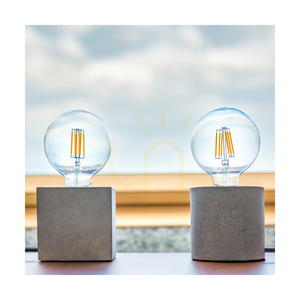 Stolní lampa Spot Light STRONG 6070936 – šedý beton, Ø10 cm, E27 small 1