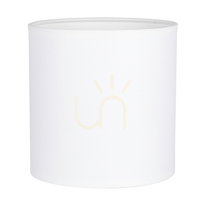 Robustní stolní lampa, 1xE27, Max. 25 W, bílý beton / černý PVC kabel / bílý stínidlo, Ø 15 cm small 1
