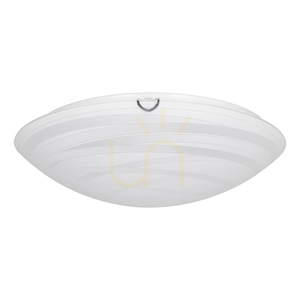 Stropní svítidlo Sydney, 2xE27, Max. 60 W, chromovaný kov / bílé skleněné stínidlo, Ø 40 cm small 0