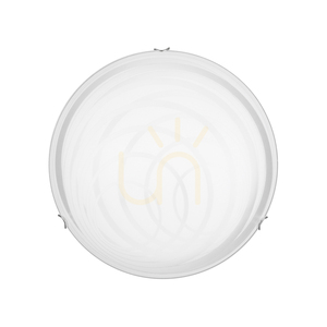 Stropní svítidlo Sydney, včetně 1 ks LED žárovky 2700 K, 30 W, chromovaný kov / bílý skleněný stínidlo, Ø 50 cm small 2