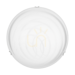 Stropní svítidlo Sydney, včetně 1 ks LED žárovky 2700 K, 18 W, chromovaný kov / bílý skleněný stínidlo, Ø 40 cm small 3