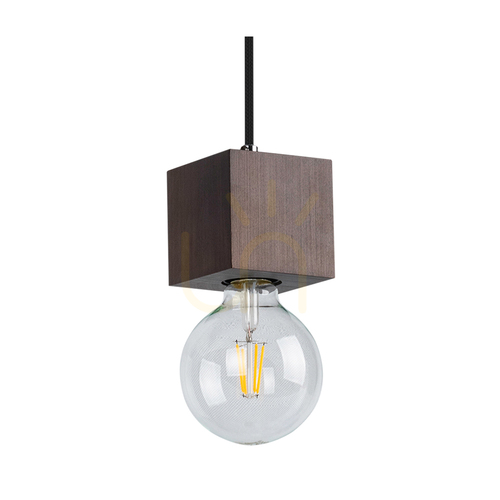 Kontrola Závěsné svítidlo Spot Light Trongo 7169476, 4 × E27, buk v odstínu ořechu, 34 × 34 cm