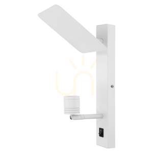 Nástěnné svítidlo Turid, 1xLED, 3100 K, 3 W, bílý kov, 16 cm small 0