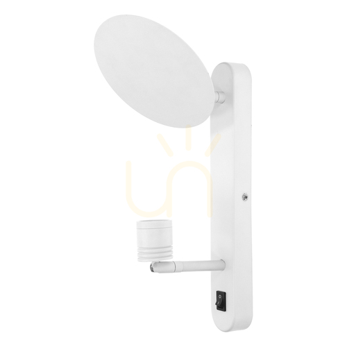 Kontrola Nástěnné svítidlo Turid, 1xLED, 3100 K, 3 W, bílý kov, 16 cm