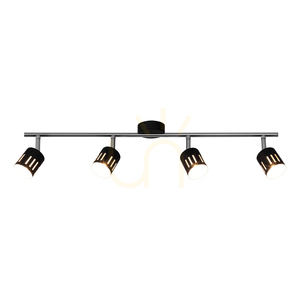 Stropní svítidlo Ulrika, 4xG9, Max. 28 W, chrom/černý kov, 82 cm small 1