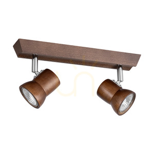 Stropní bodové svítidlo Spot Light Venla 2434276, 2×GU10, bukové dřevo v ořechové barvě, 29 cm small 0
