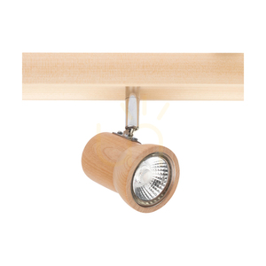Stropní svítidlo Venla, včetně 3 objímek GU10, max.. 5 W, bříza/chromovaný kov, 49 cm small 2