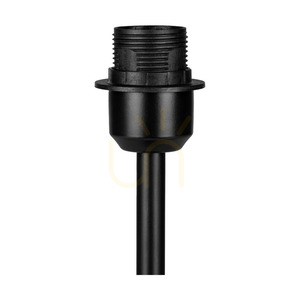 Stolní lampa Vert, 1xE27, Max. 40 W, černý kov / černý PVC kabel / vícebarevné stínidlo s motivem pávího peří, Ø 25 cm small 3