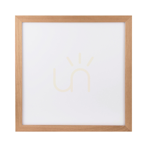 Kontrola Stropní svítidlo Vivica Square, 1xLED, 2700–6200 K, 46 W, olejovaný dub / bílý skleněný stínidlo s dálkovým ovládáním, 62 cm