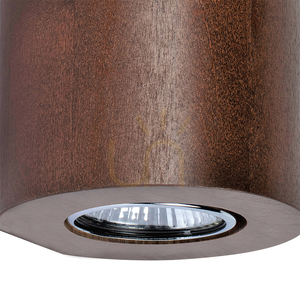 Kulaté nástěnné svítidlo Wooddream, 2xGU10, Max. 6 W, bukové a ořechové dřevo, Ø 10 cm small 2