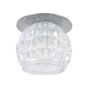 Sada stropních svítidel Cristaldream, obsahuje 3 LED žárovky G4 (max.. 2,3 W), chromovaný kov/průhledné sklo, včetně napájecího zdroje, Ø 8 cm small 1