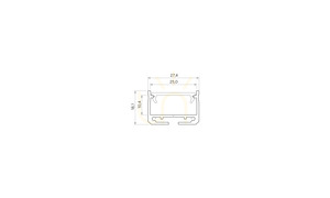 Lineární LED sestava LUMINES SILEDA stříbrná 2,02 m 24 V 40 W 2300 K IP68 22-0101-76 small 1