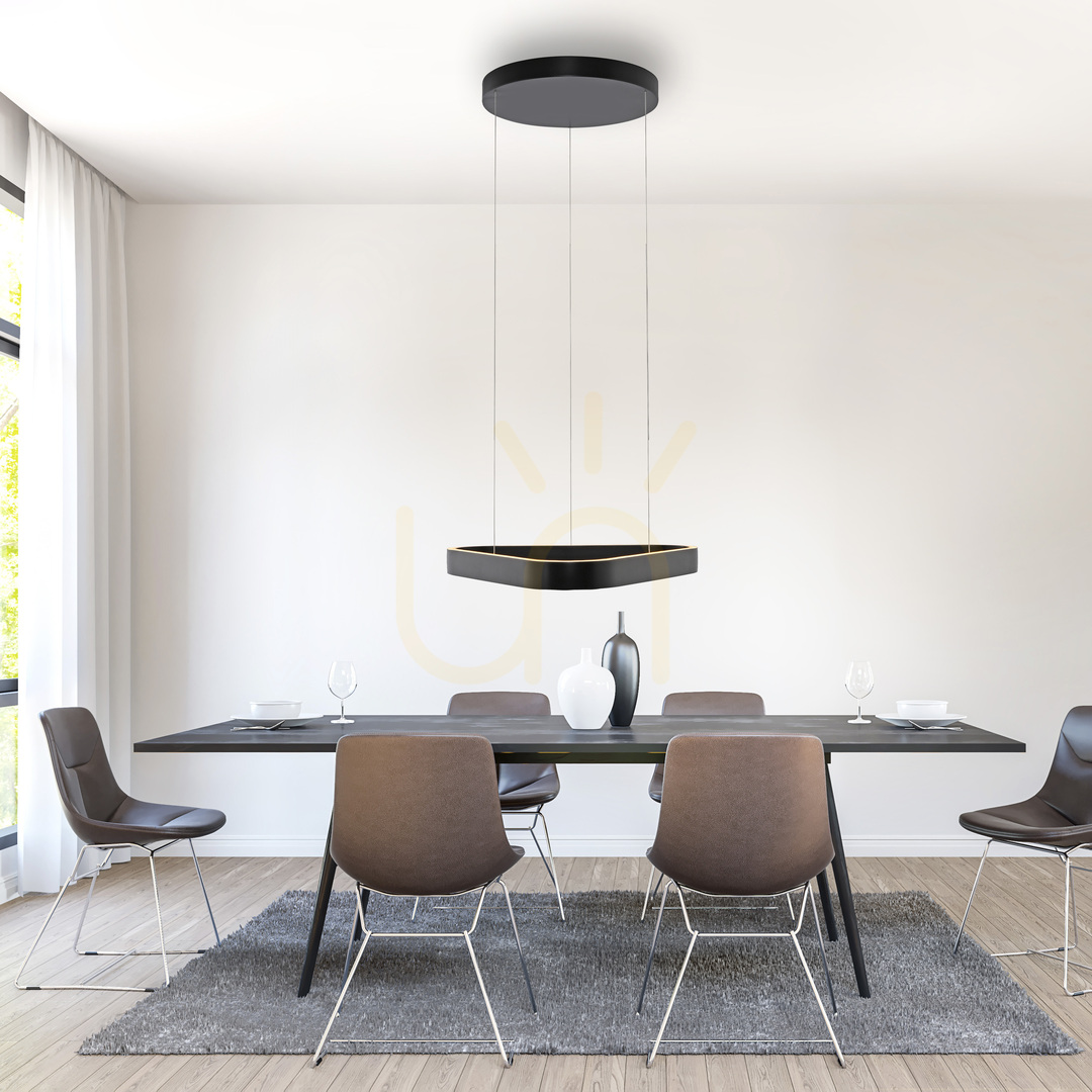 Zobrazit Q-STRETTO 2690-18 Černé závěsné svítidlo s 2 LED diodami Q-STRETTO 2690-18 Černé závěsné svítidlo s 2 LED diodami