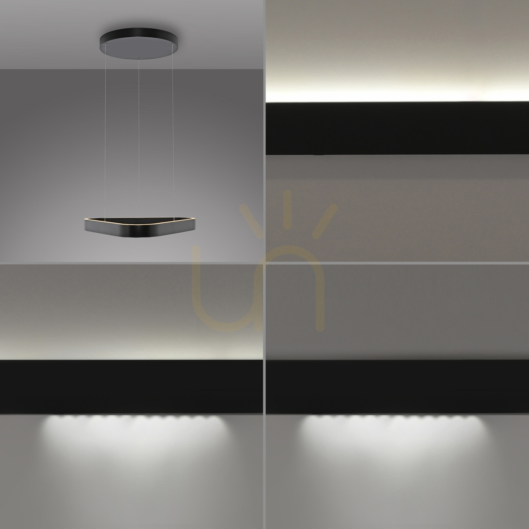 Zobrazit Q-STRETTO 2690-18 Černé závěsné svítidlo s 2 LED diodami Q-STRETTO 2690-18 Černé závěsné svítidlo s 2 LED diodami