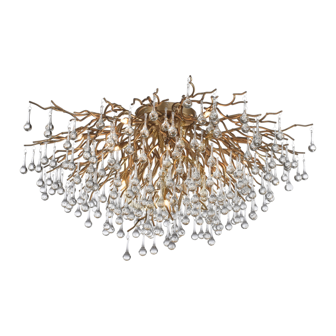 Kontrola Stropní svítidlo ICICLE 8092-11, mosaz, 14xG9 Stropní svítidlo ICICLE 8092-11, mosaz, 14xG9