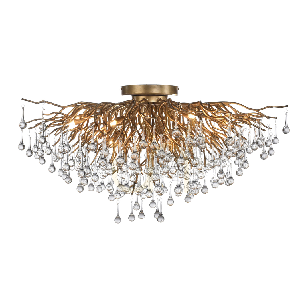 Pohled Stropní svítidlo ICICLE 8092-11, mosaz, 14xG9 Stropní svítidlo ICICLE 8092-11, mosaz, 14xG9
