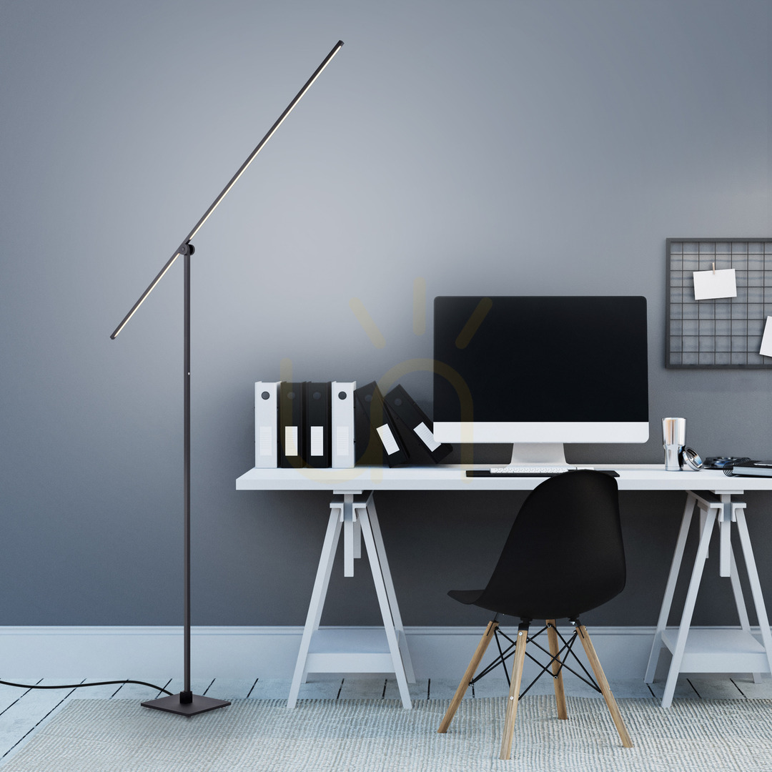 Náhled Stojací lampa PURE-GRAFO 407-18, černá, 1xLED Stojací lampa PURE-GRAFO 407-18, černá, 1xLED