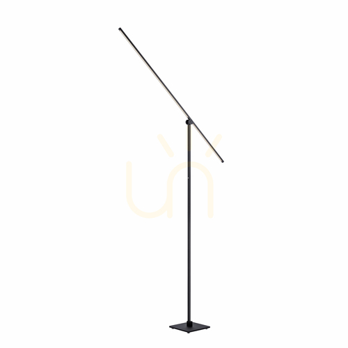 Kontrola Stojací lampa PURE-GRAFO 407-18, černá, 1xLED