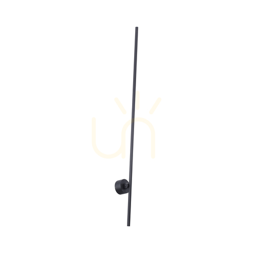 Kontrola PURE-GRAFO 9407-18 Černá nástěnná lampa s 1 LED diodou