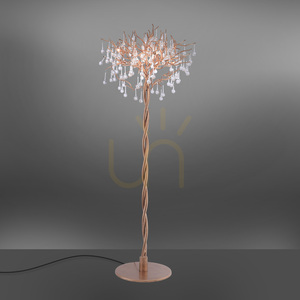 ICICLE 232-11 Mosazná stojací lampa, 5xG9 small 5