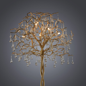ICICLE 232-11 Mosazná stojací lampa, 5xG9 small 9