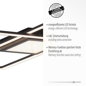 ASMIN 14695-18 Stropní svítidlo, černé, 1xLED small 3
