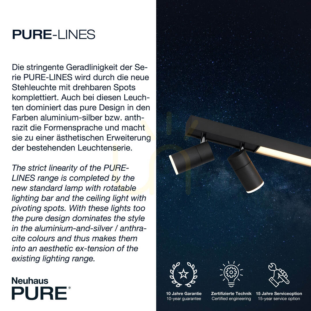 Zobrazit PURE-LINES 6121-13 Stropní svítidlo, antracitová, 5xLED PURE-LINES 6121-13 Stropní svítidlo, antracitová, 5xLED
