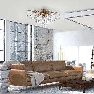 Stropní svítidlo ICICLE 8090-11, mosaz, 4xG9 small 2