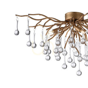 Stropní svítidlo ICICLE 8090-11, mosaz, 4xG9 small 9