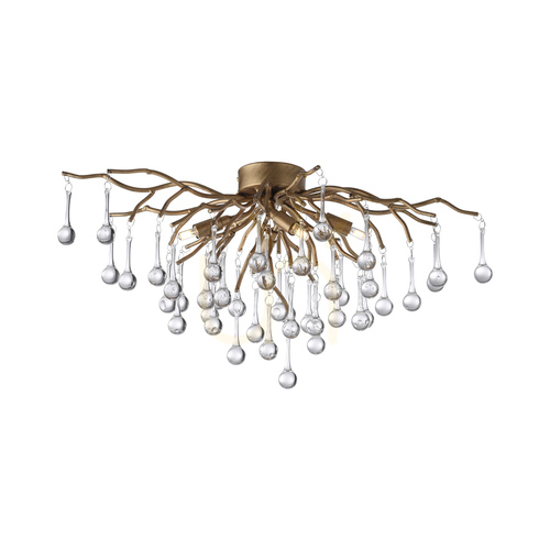 Kontrola Stropní svítidlo ICICLE 8090-11, mosaz, 4xG9