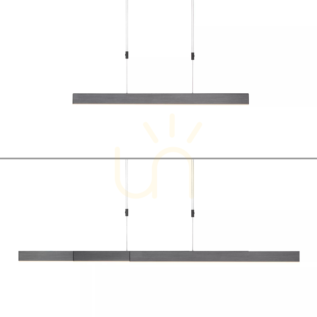 Kontrola PURE-MOTO 2525-15 Šedé závěsné svítidlo s 3 LED diodami PURE-MOTO 2525-15 Šedé závěsné svítidlo s 3 LED diodami