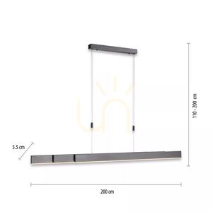 PURE-MOTO 2525-15 Šedé závěsné svítidlo s 3 LED diodami 19 PURE-MOTO 2525-15 Šedé závěsné svítidlo s 3 LED diodami small 19