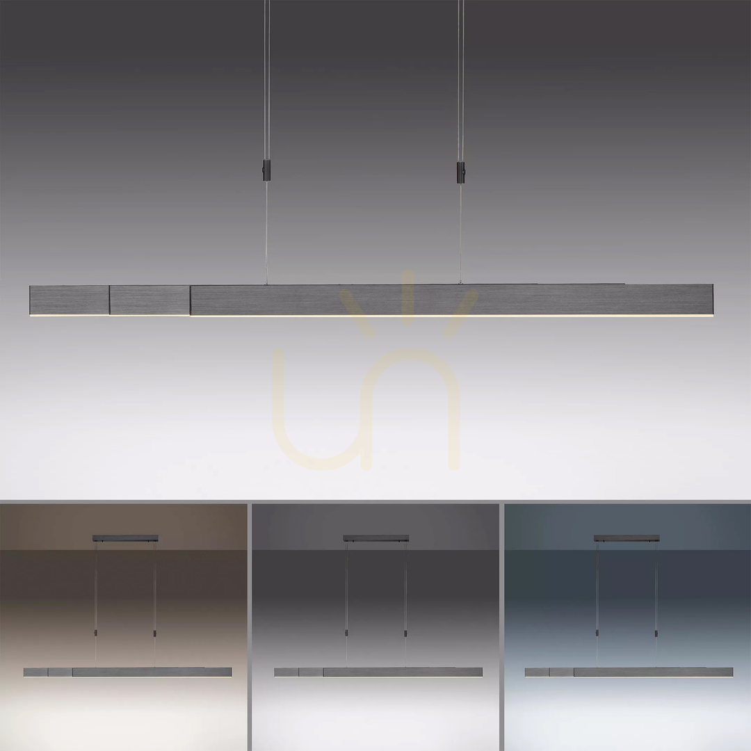 Náhled PURE-MOTO 2525-15 Šedé závěsné svítidlo s 3 LED diodami PURE-MOTO 2525-15 Šedé závěsné svítidlo s 3 LED diodami