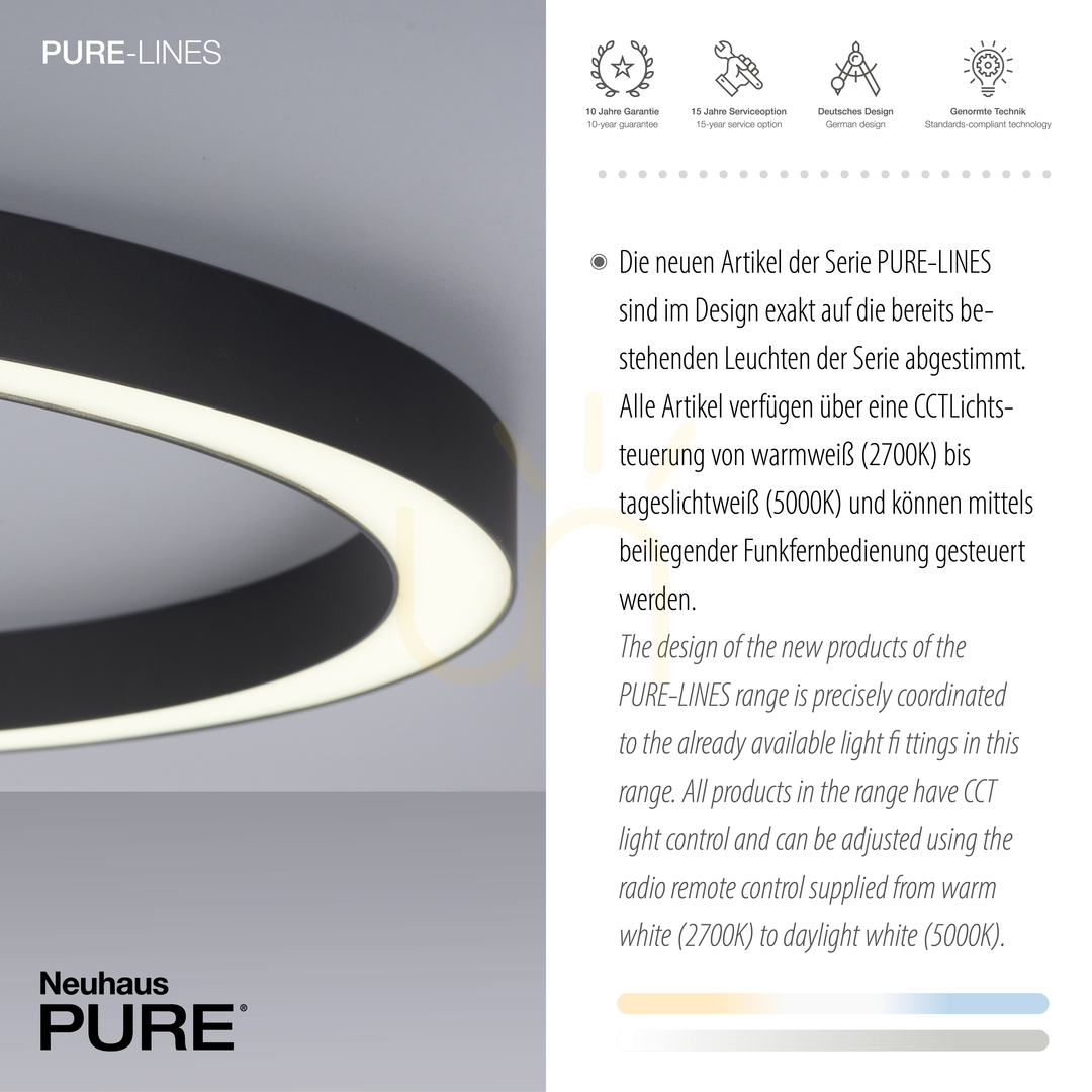 Zobrazit PURE-LINES 6306-13 Antracitové závěsné svítidlo 1xLED PURE-LINES 6306-13 Antracitové závěsné svítidlo 1xLED