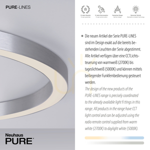 Stropní svítidlo PURE-LINES 6306-95, stříbrné, 1xLED 4 Stropní svítidlo PURE-LINES 6306-95, stříbrné, 1xLED small 4