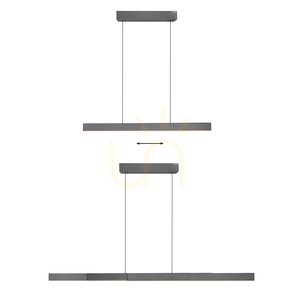 PURE-MOTO-RISE 2545-15 Šedé závěsné svítidlo s 3 LED diodami small 15