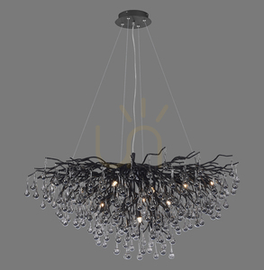 Závěsné svítidlo ICICLE 2192-18, černé, 10xG9 small 1