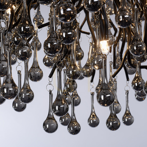 Závěsné svítidlo ICICLE 2192-18, černé, 10xG9 small 11