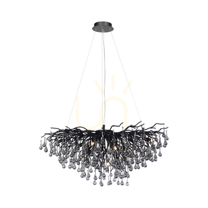 Závěsné svítidlo ICICLE 2192-18, černé, 10xG9 small 15
