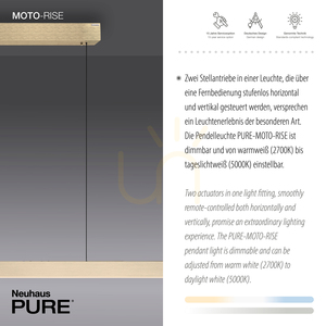 PURE-MOTO-RISE 2545-60 Zlaté závěsné svítidlo se 3 LED diodami small 3