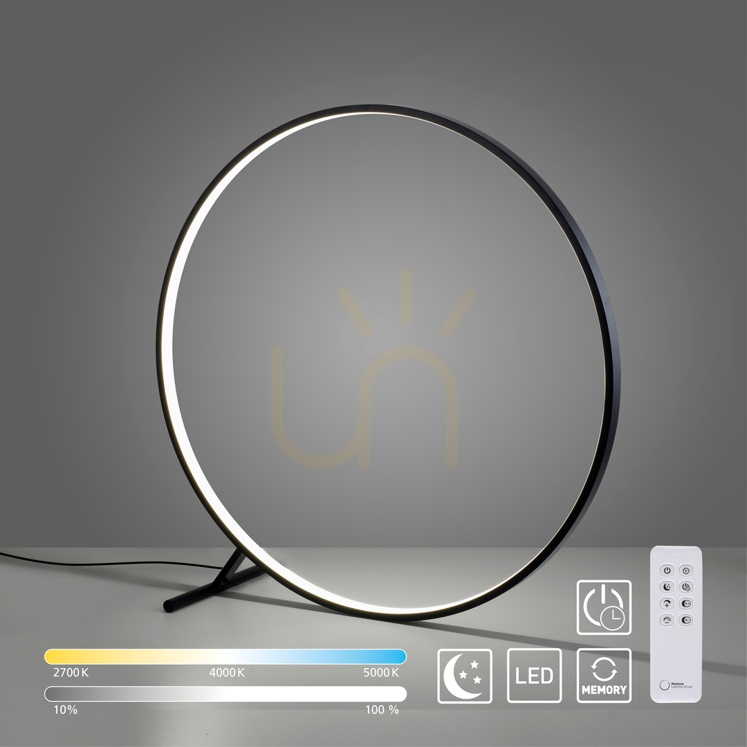 Kontrola Stojací lampa HULA 320-18, černá, 1xLED Stojací lampa HULA 320-18, černá, 1xLED
