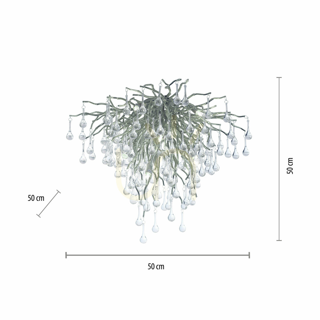 Zobrazit ICICLE 8091-55 Stropní svítidlo, stříbrné, 9xG9 ICICLE 8091-55 Stropní svítidlo, stříbrné, 9xG9