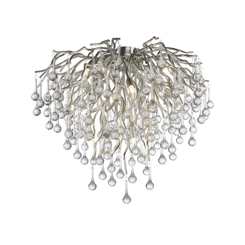 Kontrola ICICLE 8091-55 Stropní svítidlo, stříbrné, 9xG9