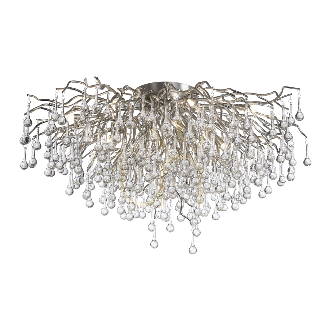 Pohled ICICLE 8092-55 Stropní svítidlo, stříbrné, 14xG9 ICICLE 8092-55 Stropní svítidlo, stříbrné, 14xG9