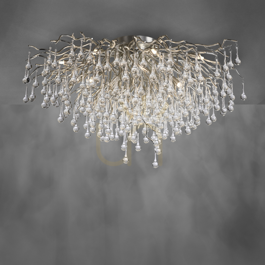 Kontrola ICICLE 8092-55 Stropní svítidlo, stříbrné, 14xG9 ICICLE 8092-55 Stropní svítidlo, stříbrné, 14xG9